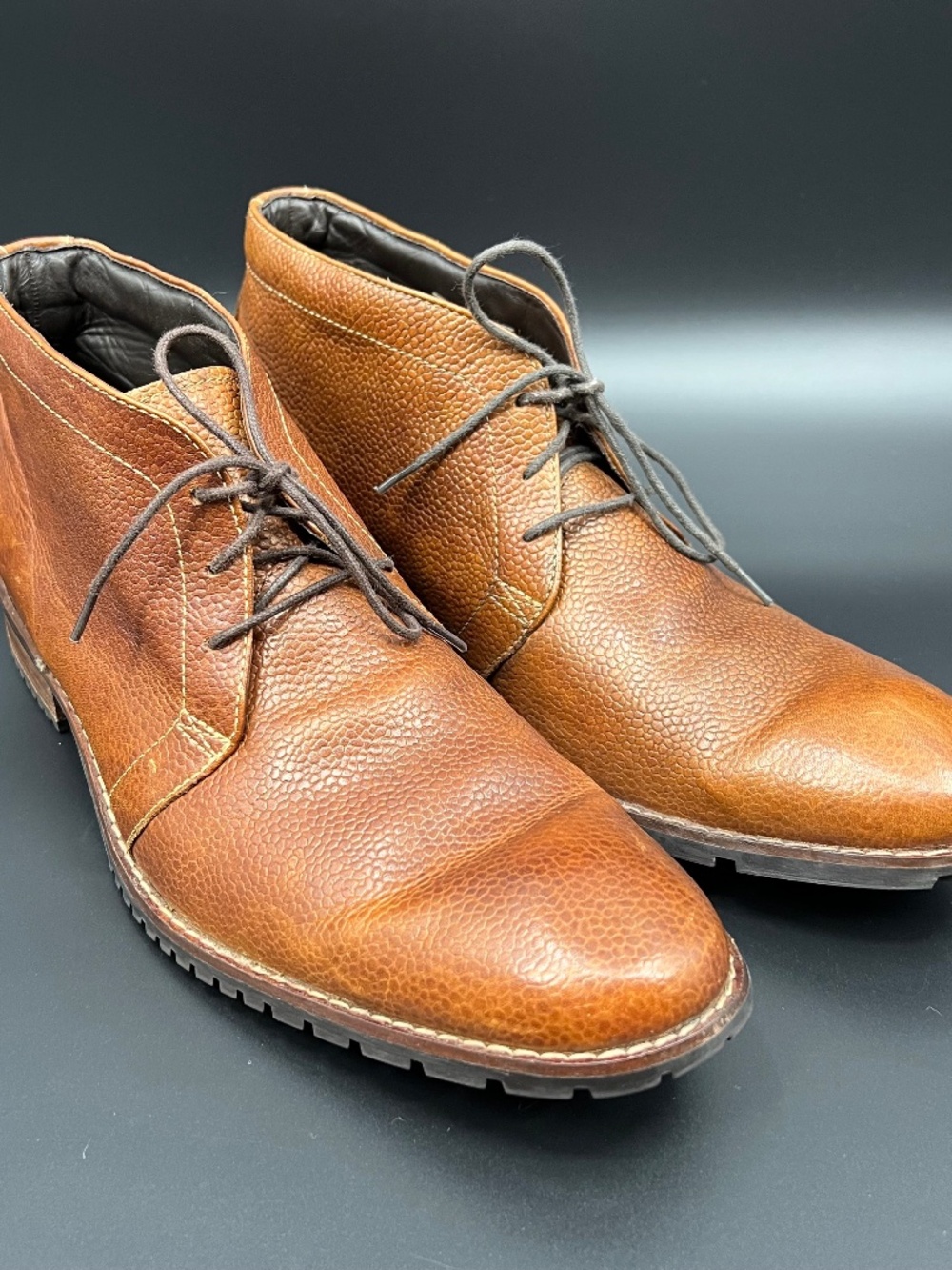 Cole Haan Air Winslow Men's Brown Leather Ankle Chukka Boots C09799 Size 10.5M